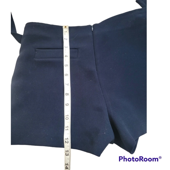 Zara Women Black Short Mini Low Rise wrap Shorts Size S - Picture 3 of 6